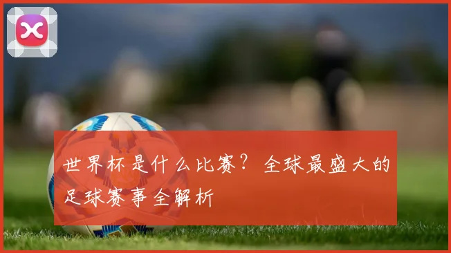 世界杯是什么比赛?全球最盛大的足球赛事全解析
