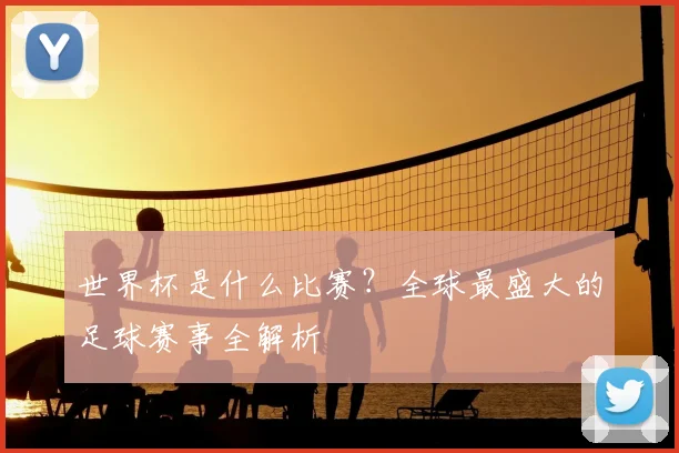 世界杯是什么比赛？全球最盛大的足球赛事全解析