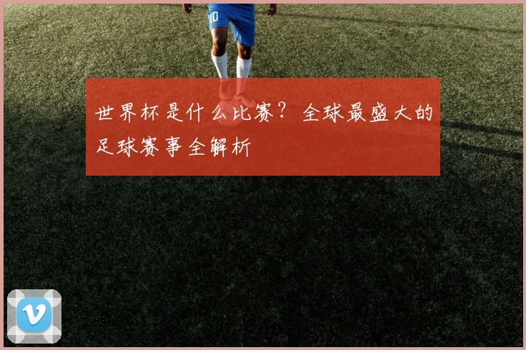 世界杯是什么比赛?全球最盛大的足球赛事全解析