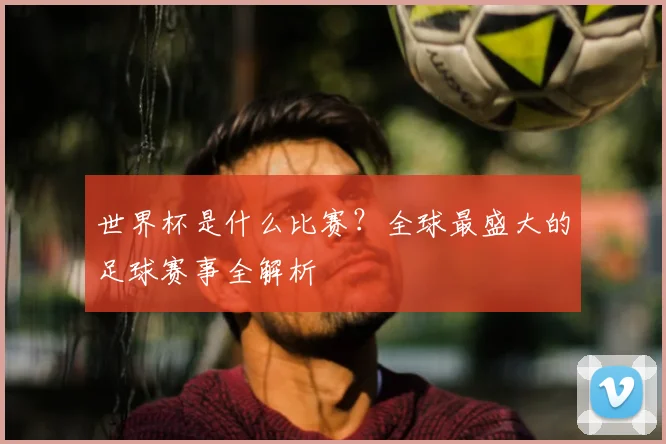 世界杯是什么比赛?全球最盛大的足球赛事全解析